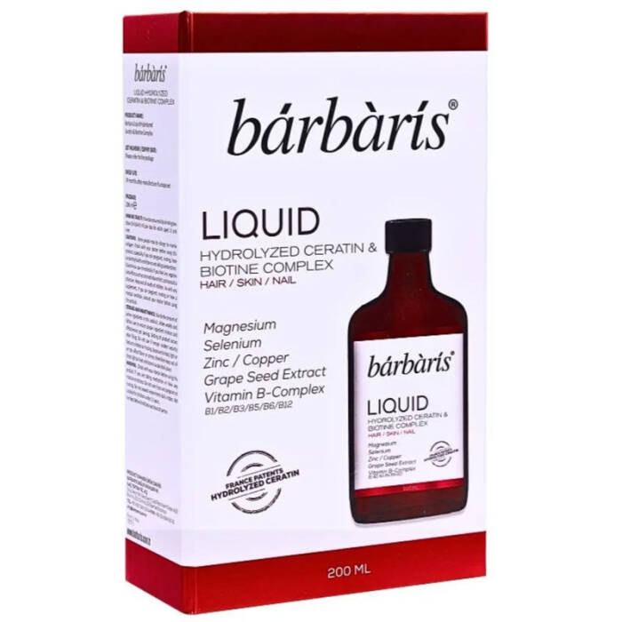 Barbaris Liquid Hydrolyzed Keratin & Biotine Complex 200 ml - 1