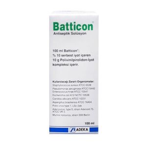 Batticon Antiseptik Solüsyon 100 ml - Batticon