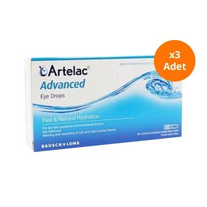 Bausch & Lomb Artelac Advanced Göz Damlası 30 x 0,5 ml x3 - Artelac