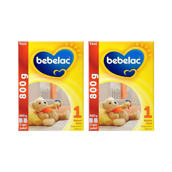 Bebelac 1 Bebek Sütü 0-6 Ay 800 gr x 2 Adet - 1