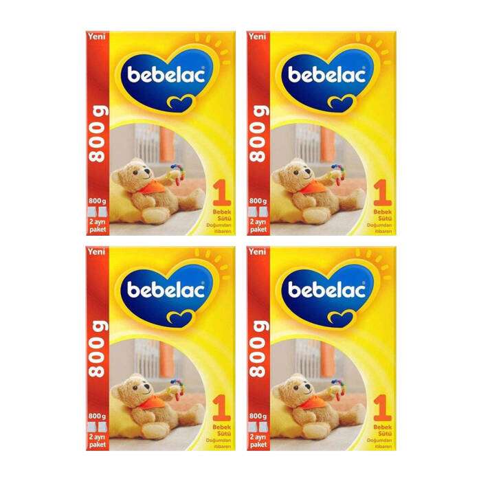 Bebelac 1 Bebek Sütü 0-6 Ay 800 gr x 4 Adet - 1