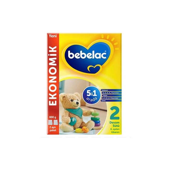 Bebelac 2 Numara Devam Sütü 6+ Ay 800 gr - 1