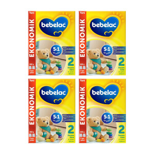 Bebelac 2 Numara Devam Sütü 6+ Ay 800 gr x 4 Adet - Bebelac