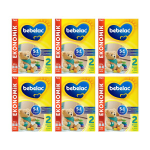 Bebelac 2 Numara Devam Sütü 6+ Ay 800 gr x 6 Adet - Bebelac