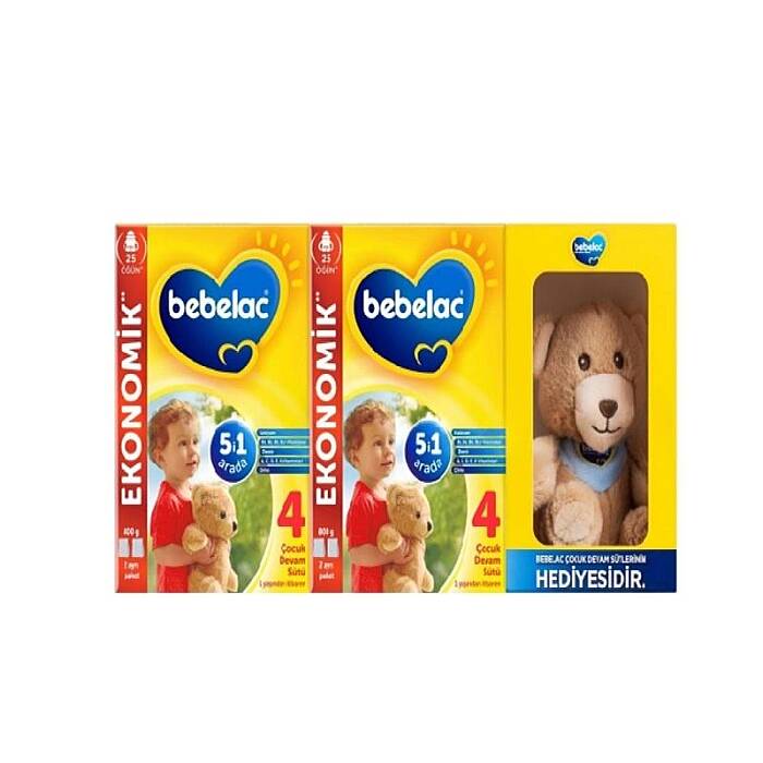 Bebelac 4 800 gr 2'li - Ayıcık Hediyeli - 1