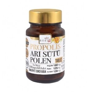 Beeo Propolis Arı Sütü Polen Tablet (Yetişkin) 500 mg x 60 Adet - Beeo