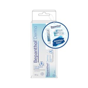 Bepanthol Derma Cilt Bakım Kremi 30 gr + Bepanthol Derma Dudak Bakım Kremi 7.5 ml - Avantajlı Paket - Bepanthol