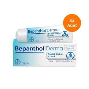 Bepanthol Dudak Bakım Kremi 7,5 ml x 3 Adet - Bepanthol