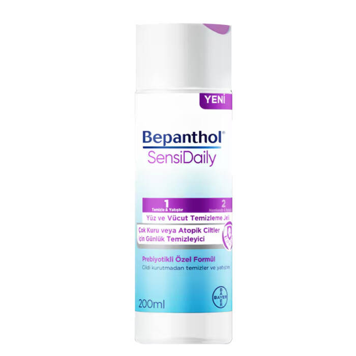 Bepanthol Sensidaily Yüz ve Vücut Temizleme Jeli 200 ml - 1