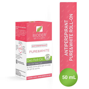 Bioder Antipersprant Pure & White Roll-On 50 ml - 2