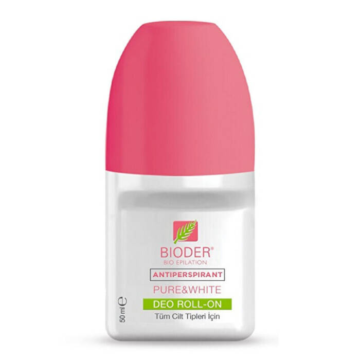 Bioder Antipersprant Pure & White Roll-On 50 ml - 1
