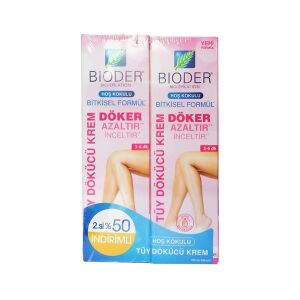 Bioder Tüy Dökücü Krem 2x100 ml - Tüy Azaltıcı Etki - Bioder