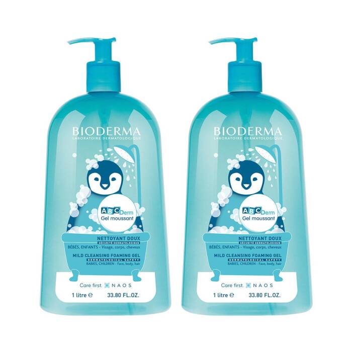 Bioderma Abcderm Foaming Cleanser 1 lt x 2 Adet - 1