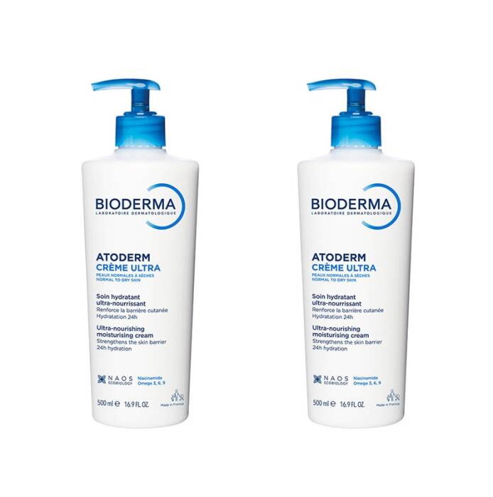 Bioderma Atoderm Cream Ultra 500 ml x 2 Adet - 1