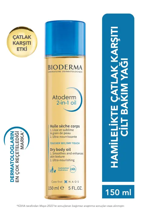 Bioderma Atoderm Hamileler için Çatlak Önleyici, Nemlendirici ve Besleyici Cilt Bakım Seti - 3