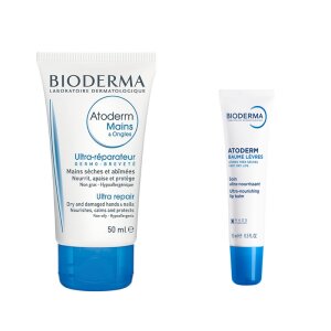 Bioderma Atoderm Hand Cream 50 ml + Atoderm Lip Balm 15 ml - Bioderma