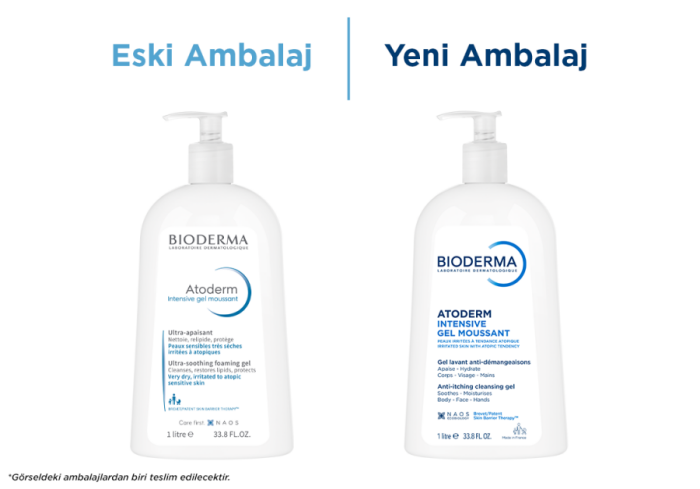 Bioderma Atoderm Intensive Foaming Gel 1 lt x 2 Adet - 2