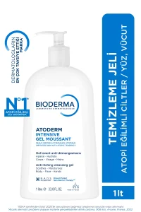 Bioderma Atoderm Intensive Foaming Gel 1 lt x 2 Adet - 3