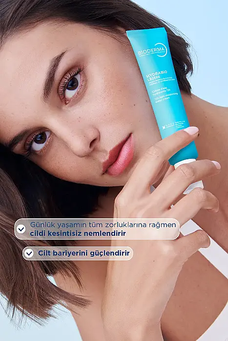 Bioderma Hydrabio Light Normal ve Karma Ciltler İçin Hyaluronik Asit İçeren Su Bazlı Nemlendirici Krem 40 ml - 11