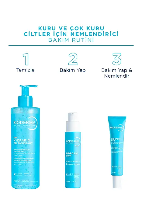 Bioderma Hydrabio Rich Kuru Ciltler İçin Hyaluronik Asit İçeren Su Bazlı Nemlendirici Bakım Kremi 40 ml - 8