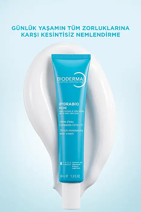 Bioderma Hydrabio Rich Kuru Ciltler İçin Hyaluronik Asit İçeren Su Bazlı Nemlendirici Bakım Kremi 40 ml - 10