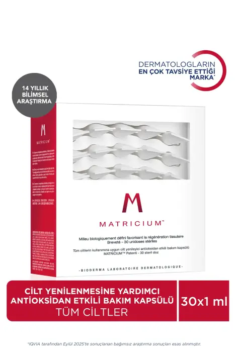 Bioderma Matricium Cilt Yenileyici Bakım Kapsülü 30 x 1 ml - 2