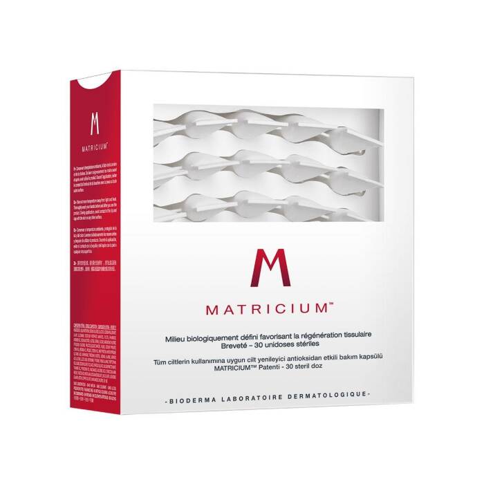 Bioderma Matricium Cilt Yenileyici Bakım Kapsülü 30 x 1 ml - 1