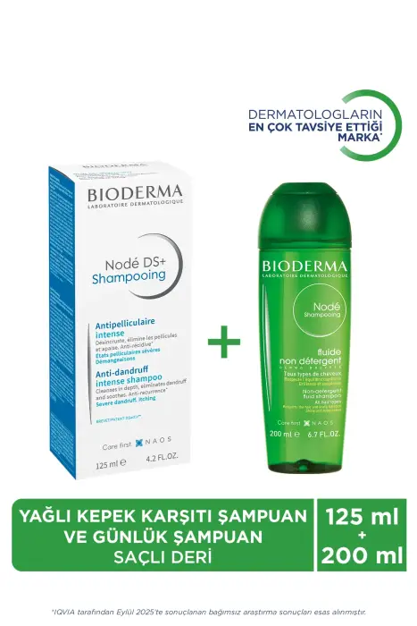 Bioderma Node DS+ Cream Shampoo 125 ml + Bioderma Node Fluid Shampoo 200 ml - 2