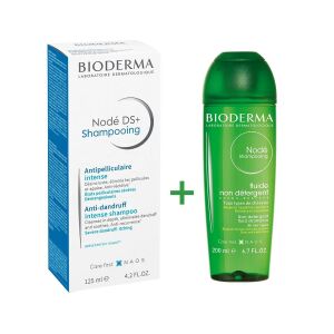 Bioderma Node DS+ Cream Shampoo 125 ml + Bioderma Node Fluid Shampoo 200 ml - Bioderma