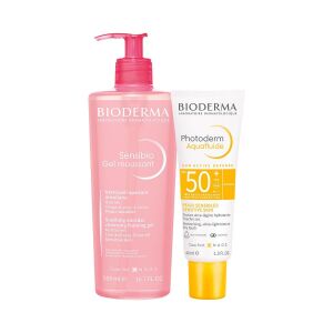 Bioderma Photoderm Aquafluide SPF50+ 40 ml + Bioderma Sensibio Foaming Gel 500 ml - Bioderma