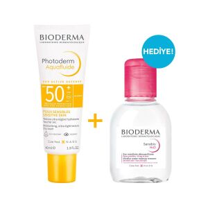 Bioderma Photoderm Aquafluide SPF50+ 40 ml + Sensibio H2O 100 ml - Bioderma