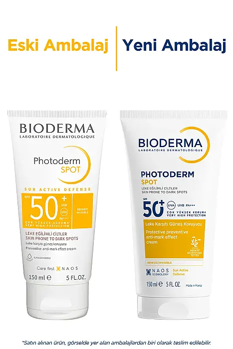 Bioderma Photoderm Spot SPF50+ 150 ml + Bioderma Sensibio Foaming Gel 500 ml - 2
