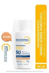 Bioderma Photoderm XDefense Spf50+ Tüm Cilt Tipleri Antioksidan Etkili Renkli Güneş Kremi Golden 40 ml - 2