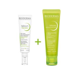 Bioderma Sebium Kerato+ 30 ml + Bioderma Sebium Foaming Gel Active 45 ml Hediye - Bioderma