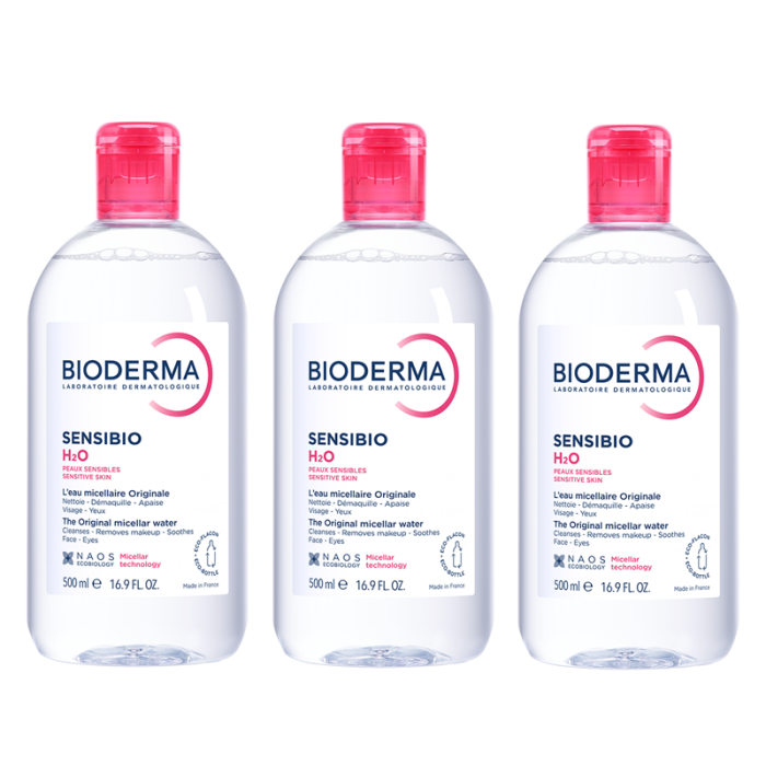 Bioderma Sensibio H2O 500 ml x 3 Adet - 1