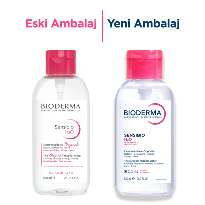 Bioderma Sensibio H2O Makyaj Temizleme Suyu 850 ml Pompalı Şişe - 2