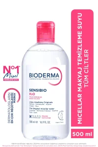 Bioderma Sensibio H2O Micellar Makyaj Temizleme Suyu 500 ml 2'li Set - 3