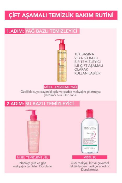 Bioderma Sensibio Micellar Cleansing Oil 150 ml 2'li Set - 8