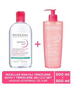Bioderma Sensibio Nemlendirici ve Temizleyici Bakım Seti - Bioderma