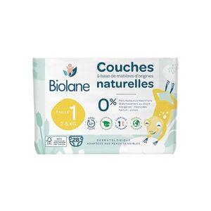 Biolane Natural Bebek Bezi 1 Beden 2-5 kg 28 Adet - Biolane