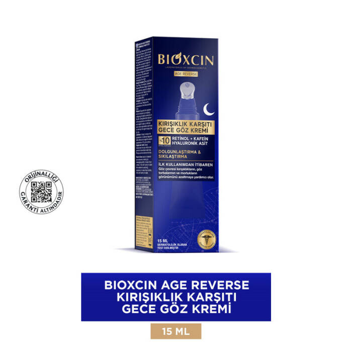 Bioxcin Age Reverse Kırışıklık Karşıtı Gece Göz Çevresi Kremi 15 ml - 7