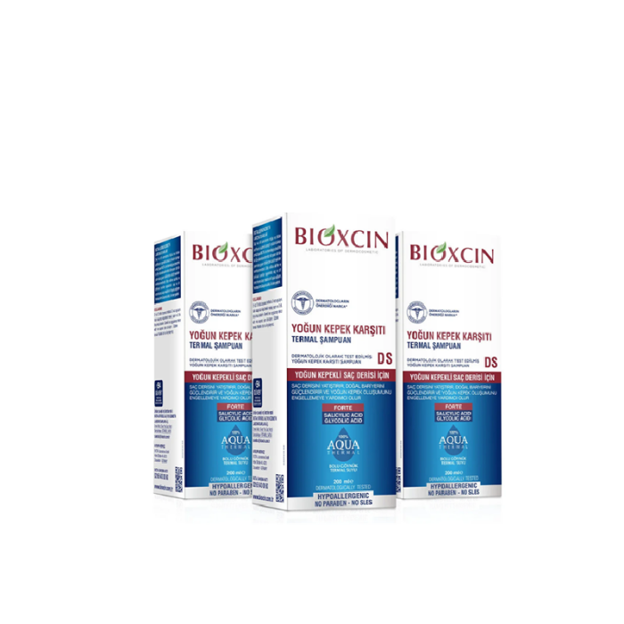 Bioxcin Aqua Thermal Ds Yoğun Kepek Karşıtı Şampuan 200 ml x 3 Adet - 1