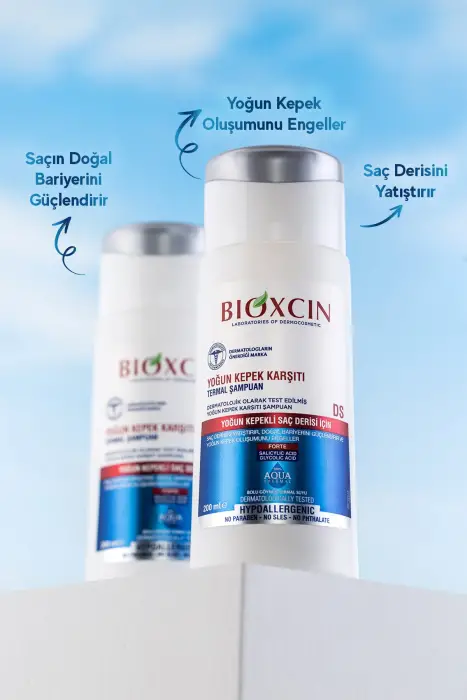 Bioxcin Aqua Thermal Ds Yoğun Kepek Karşıtı Şampuan 200 ml x 3 Adet - 3