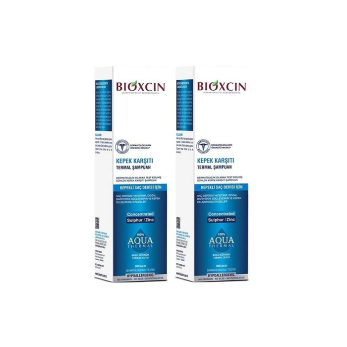 Bioxcin Aqua Thermal Kepek Karşıtı Şampuan 300 ml x 2 Adet - 1