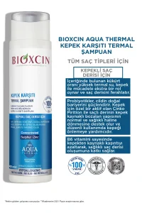 Bioxcin Aqua Thermal Kepek Karşıtı Şampuan 300 ml x 3 Adet - 3
