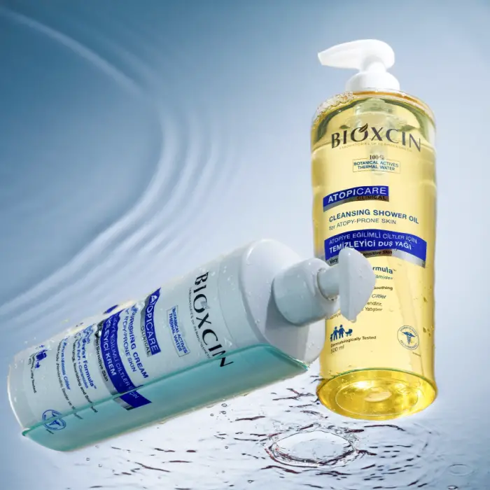 Bioxcin Atopicare Atopiye Eğilimli Ciltler için Temizleyici Duş Yağı 500 ml - 4