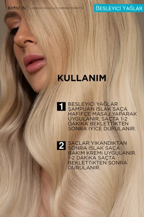 Bioxcin Besleyici Yağlar Onarıcı Şampuan 300 ml + Saç Bakım Kremi 250 ml Seti - 5