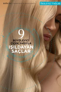 Bioxcin Besleyici Yağlar Onarıcı Şampuan 300ml + Sıvı Saç Kremi 200ml Seti - 3