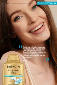 Bioxcin Besleyici Yağlar Onarıcı Şampuan 300ml + Sıvı Saç Kremi 200ml Seti - 6