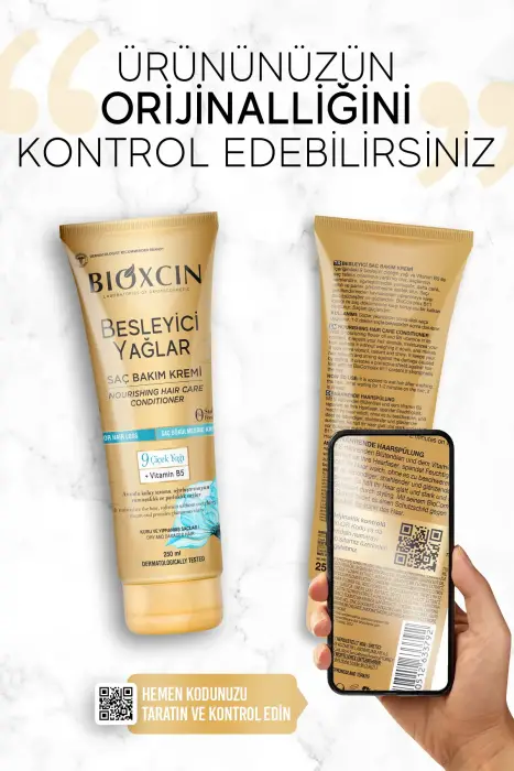 Bioxcin Besleyici Yağlar Saç Bakım Kremi (Kuru ve Yıpranmış Saçlar) 250 ml x 3'lü Set - 4